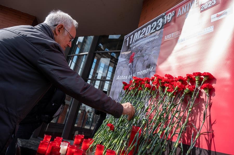 Homenaje a las víctimas del 11M en Atocha (EFE).