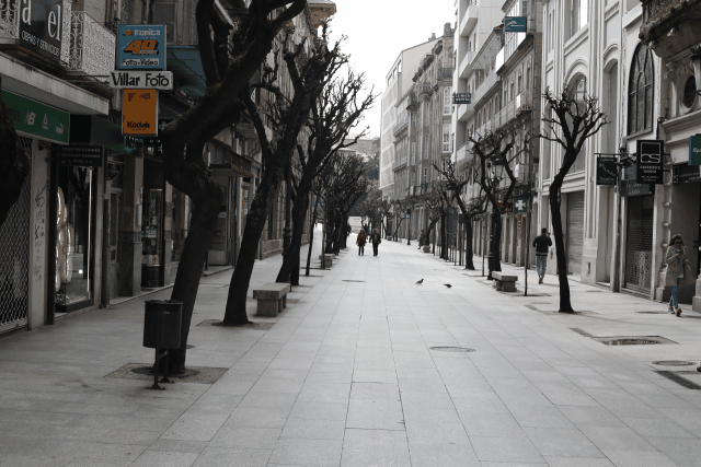 Antes y después del confinamiento en Ourense