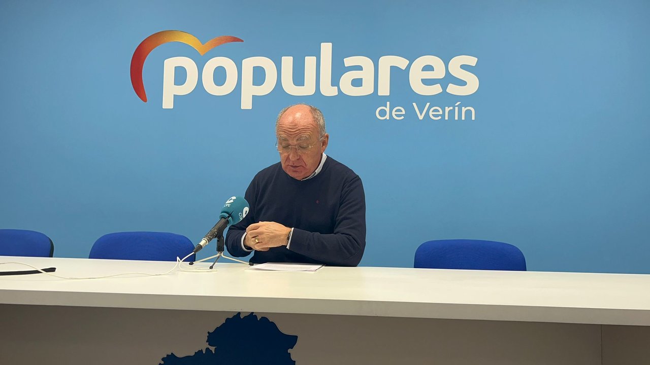 Juan Manuel Jiménez, portavoz del PP de Verín