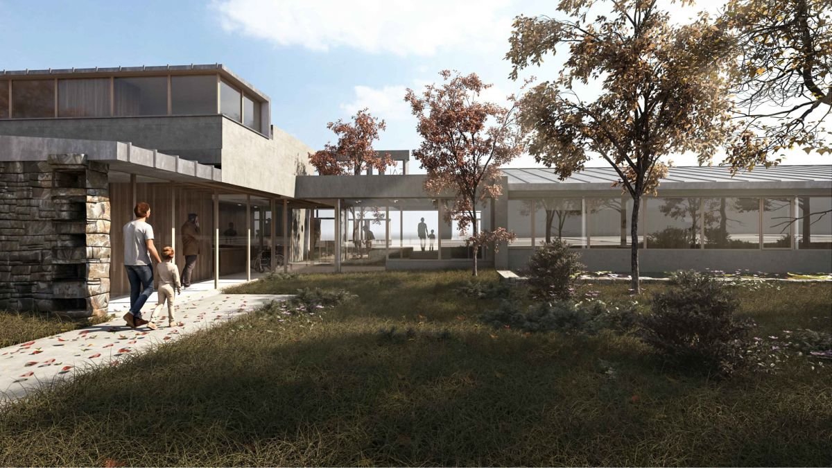Diseño del futuro centro de salud de Boborás.