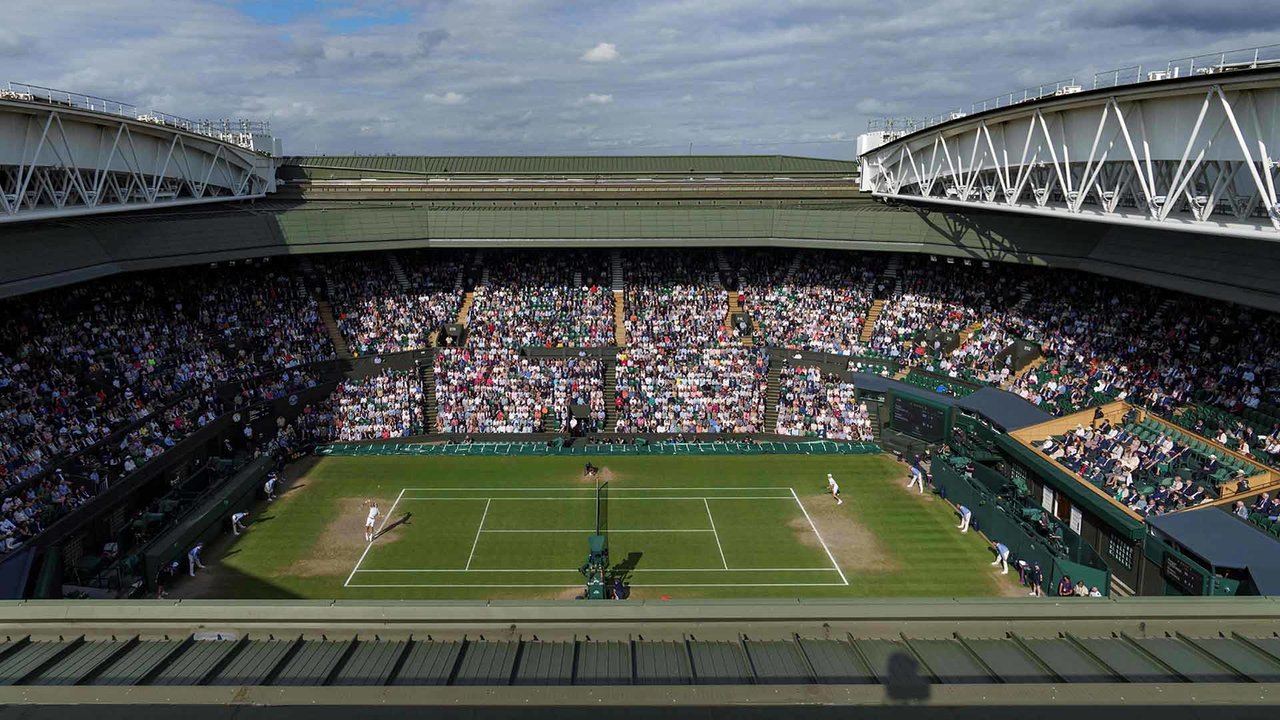 Estadio de Wimbledon.