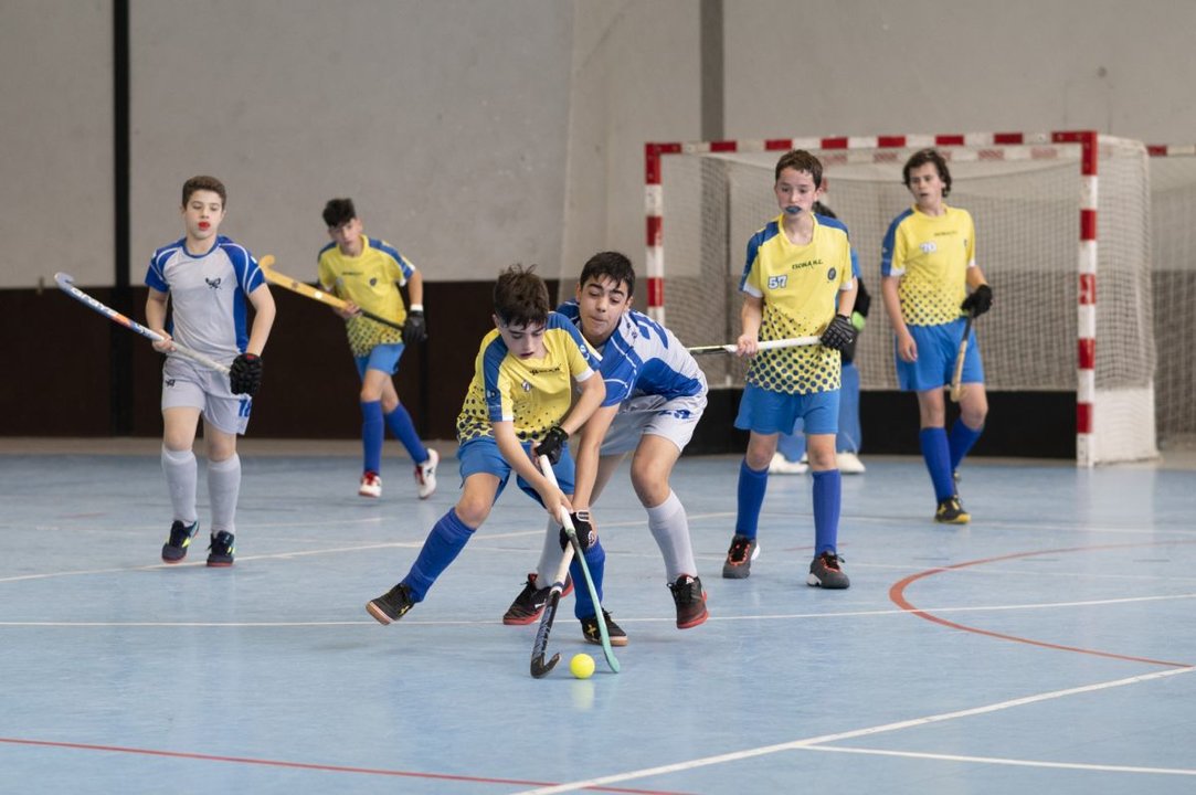 El Escola y el Albor se midieron en las semifinales Campeonato Gallego de infantil sala.
