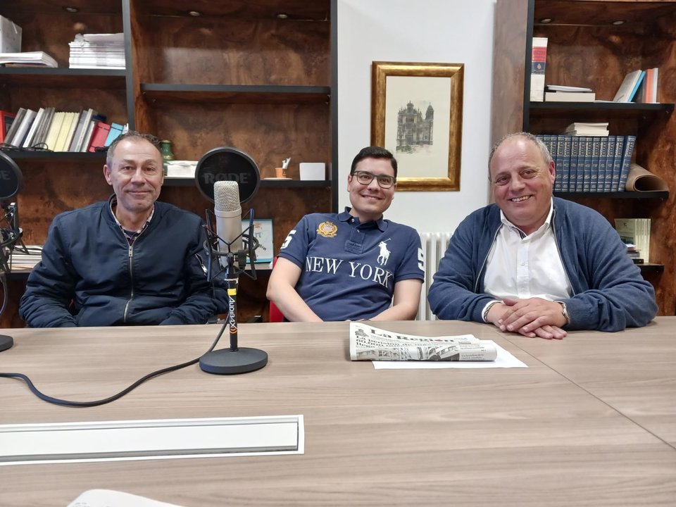 José Luis Díaz, Laureano Nieto y Pepe Garrote, en el pódcast El Vestuario.