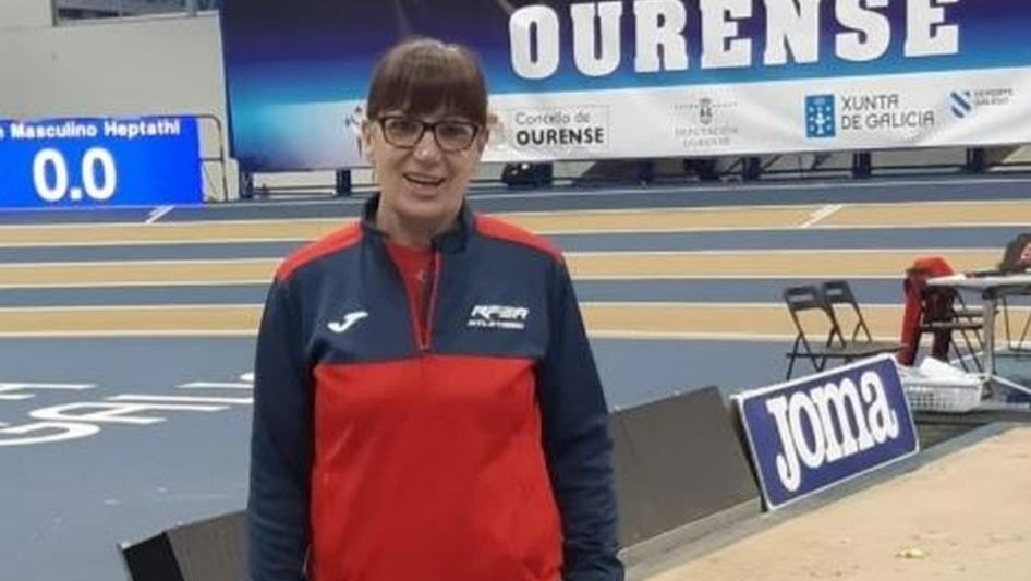 Emilia Mesa, integrante del Ourense Atletismo.