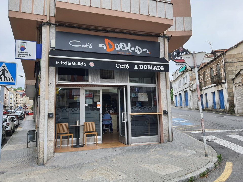 El café A Doblada, regentado por Bruno Blanco.