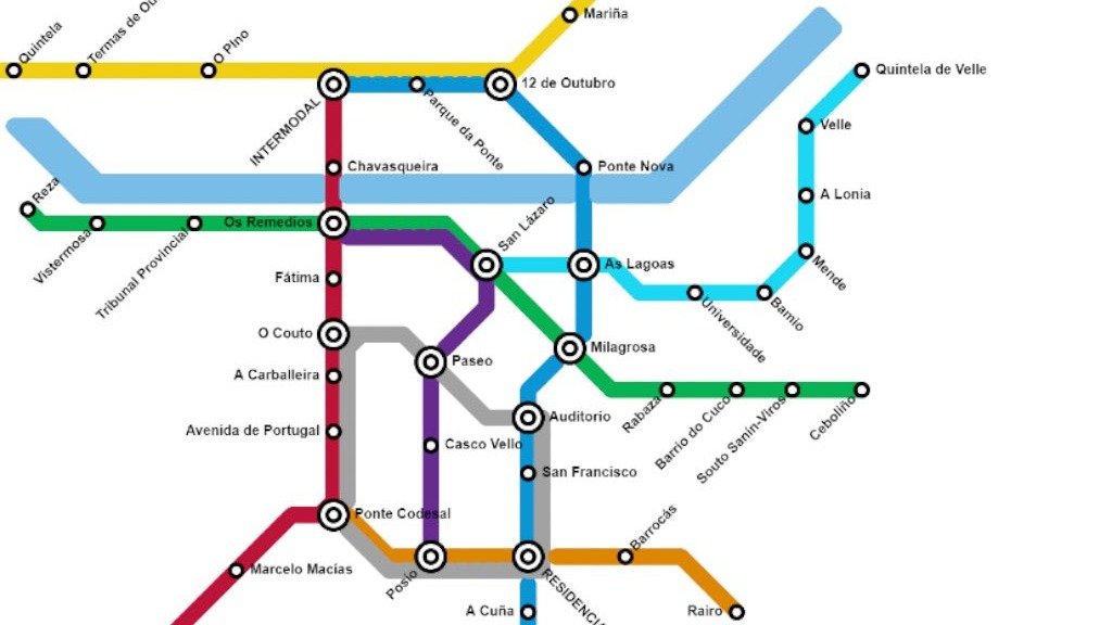Propuesta de Javier Alén para construir un metro en Ourense