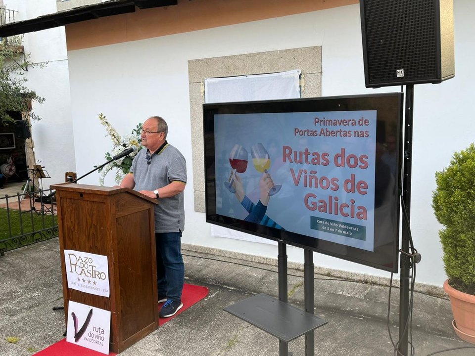 Joaquín Sánchez presentó la Primavera de Portas Abertas de la Ruta do Viño.