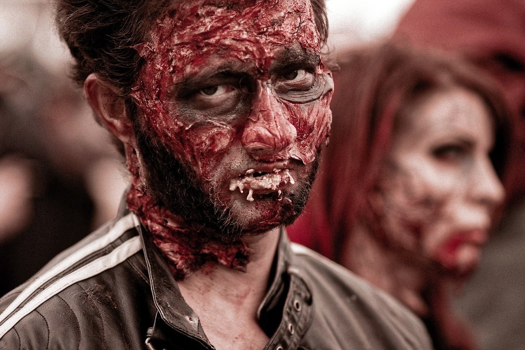 Imagen de archivo de un zombie