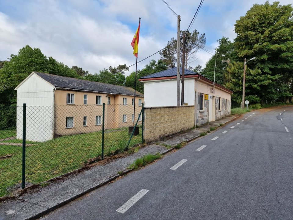 El actual cuartel de la Guardia Civil, en Beariz.