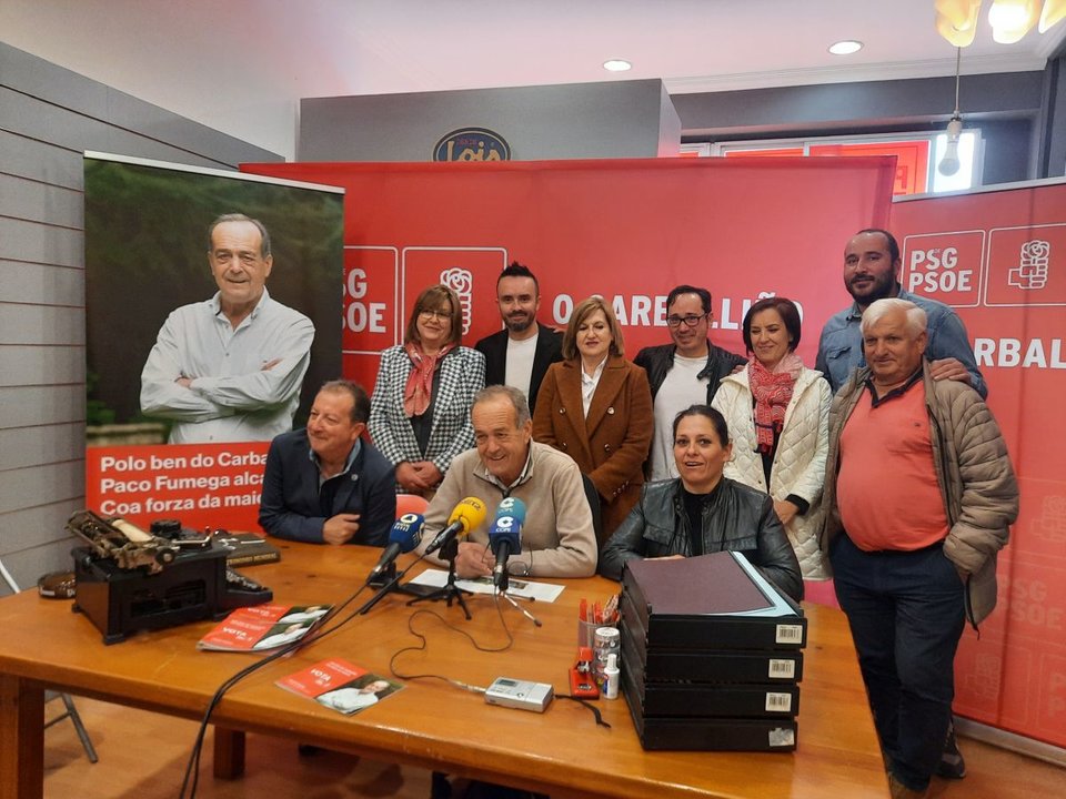 Candidatura del PSOE de Carballiño.