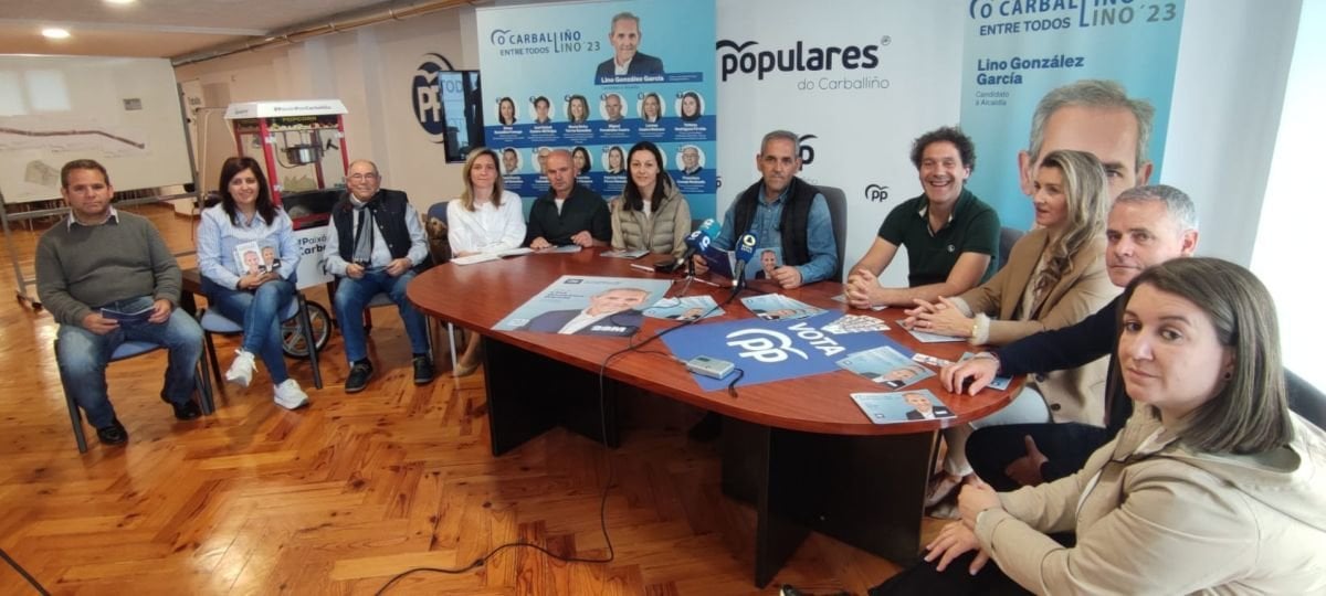 Candidatos del PP de Carballiño.