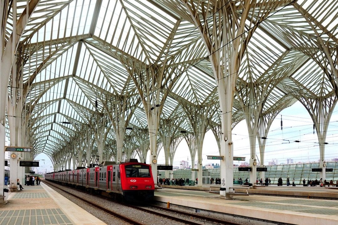 Estación de Lisboa Oriente.