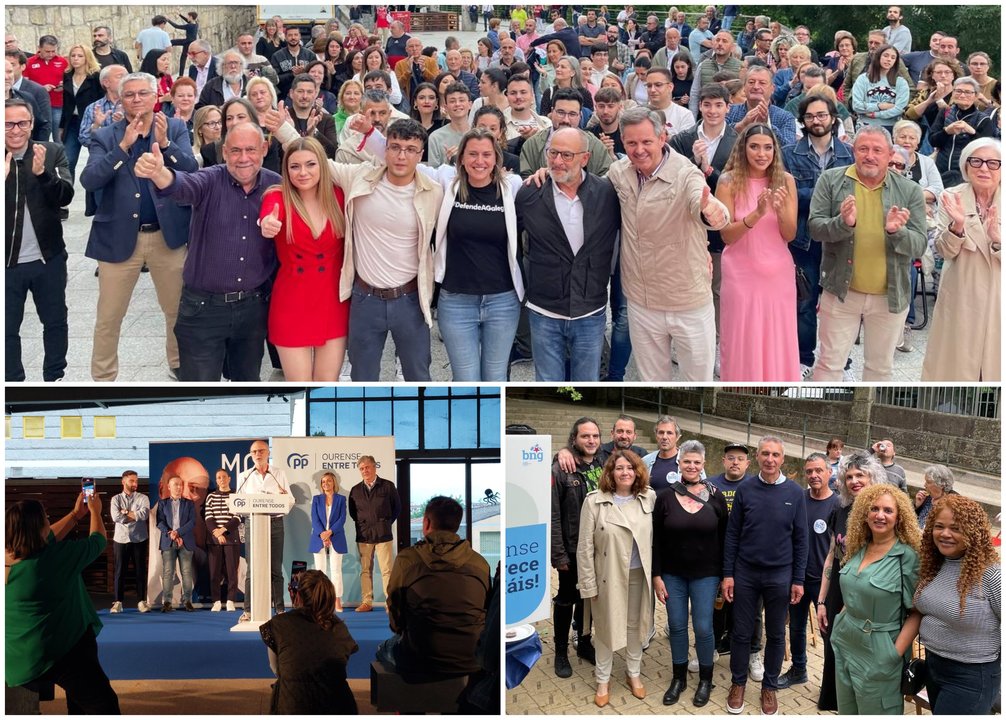 Fin de la campaña electoral en Ourense