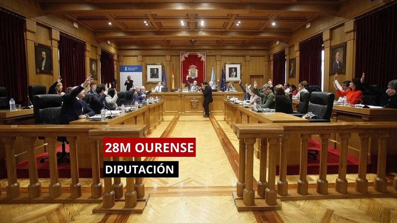 Cómo se elige la constitución de la Diputación de Ourense.