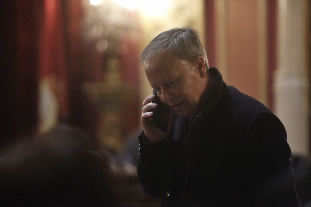 Rafael Villarino, el secretario provicnial de PSOE, en una conversación telefónica.&nbsp;