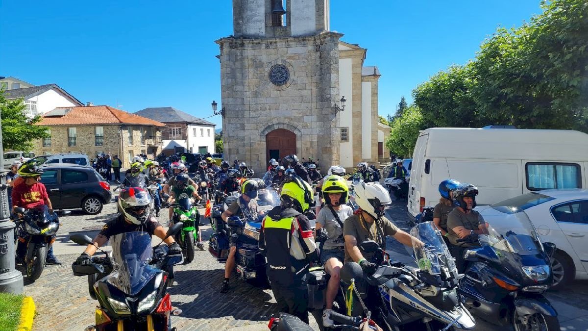 La pasada edición de la concentración de motos en Trives.