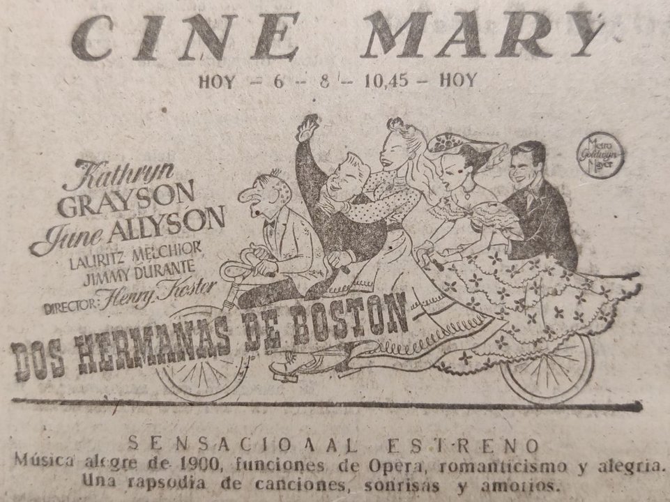 (2) Publicidad histórica de La Región, en 1948.