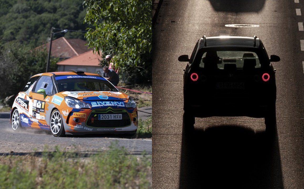 Comparación entre un coche de Rally y uno normal