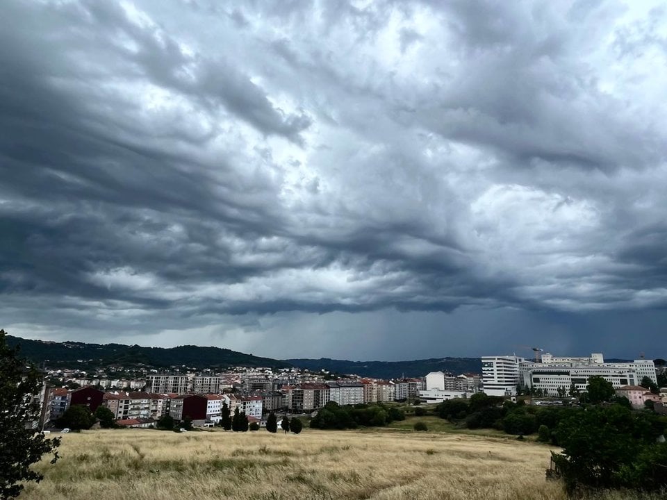 Cielos nublados en Ourense