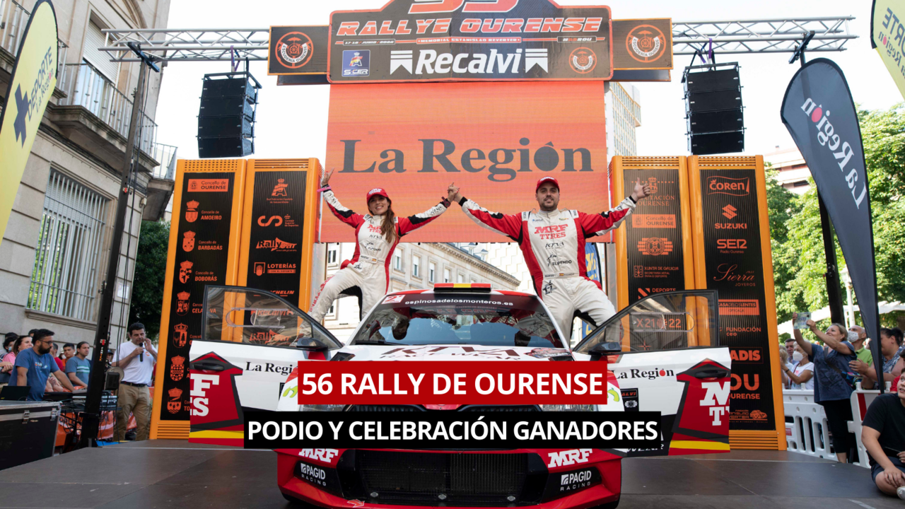 Sigue en directo la celebración de los ganadores del Rally de Ourense.