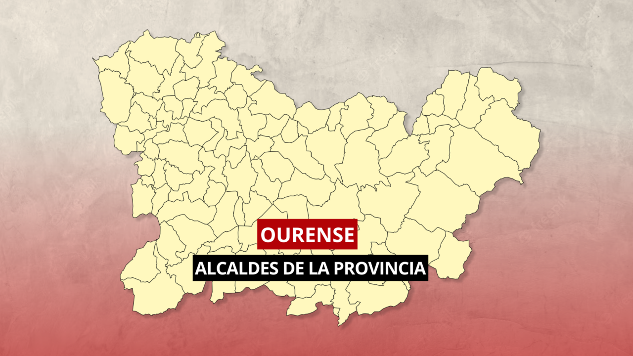 Consulta quién regirá cada concello de la provincia de Ourense con este mapa interactivo