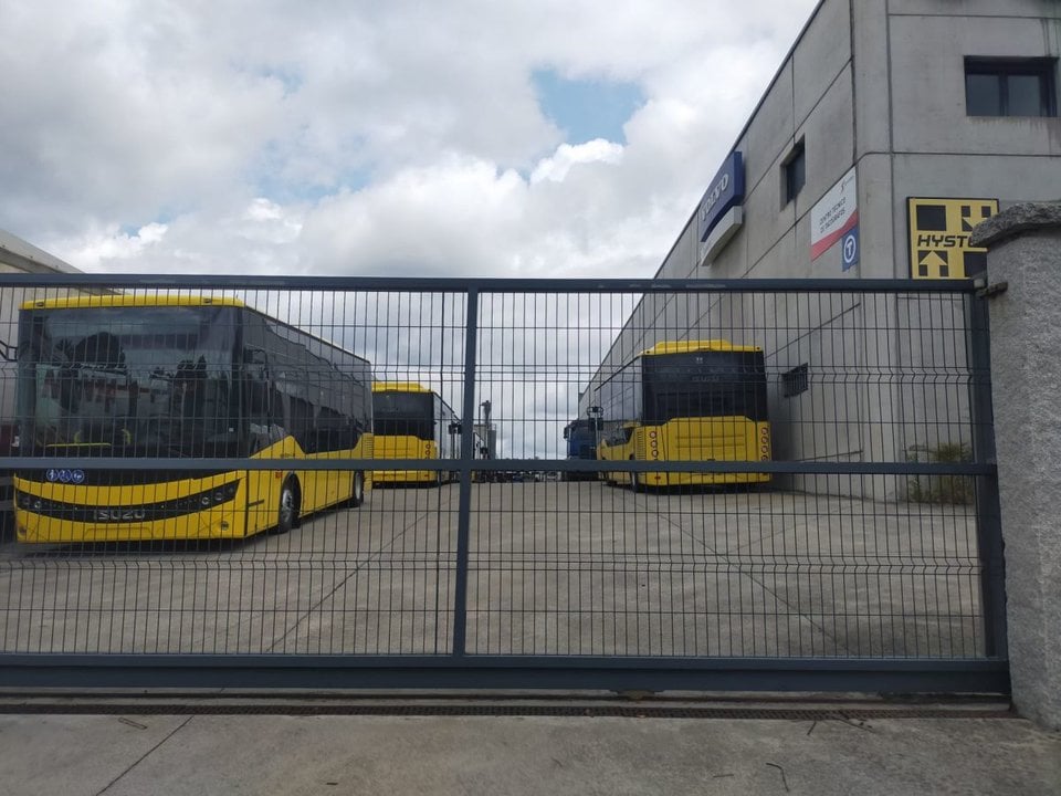 Los futuros autobuses de Ourense.