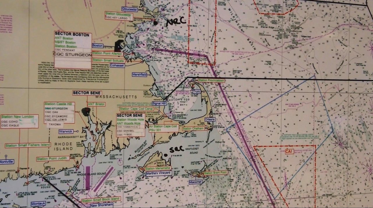 Mapa de búsqueda del submarino Titan
