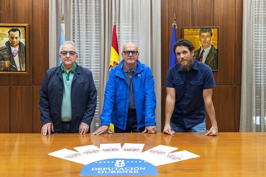 Plácido Álvarez, Manuel Baltar y Paulo Vázquez.
