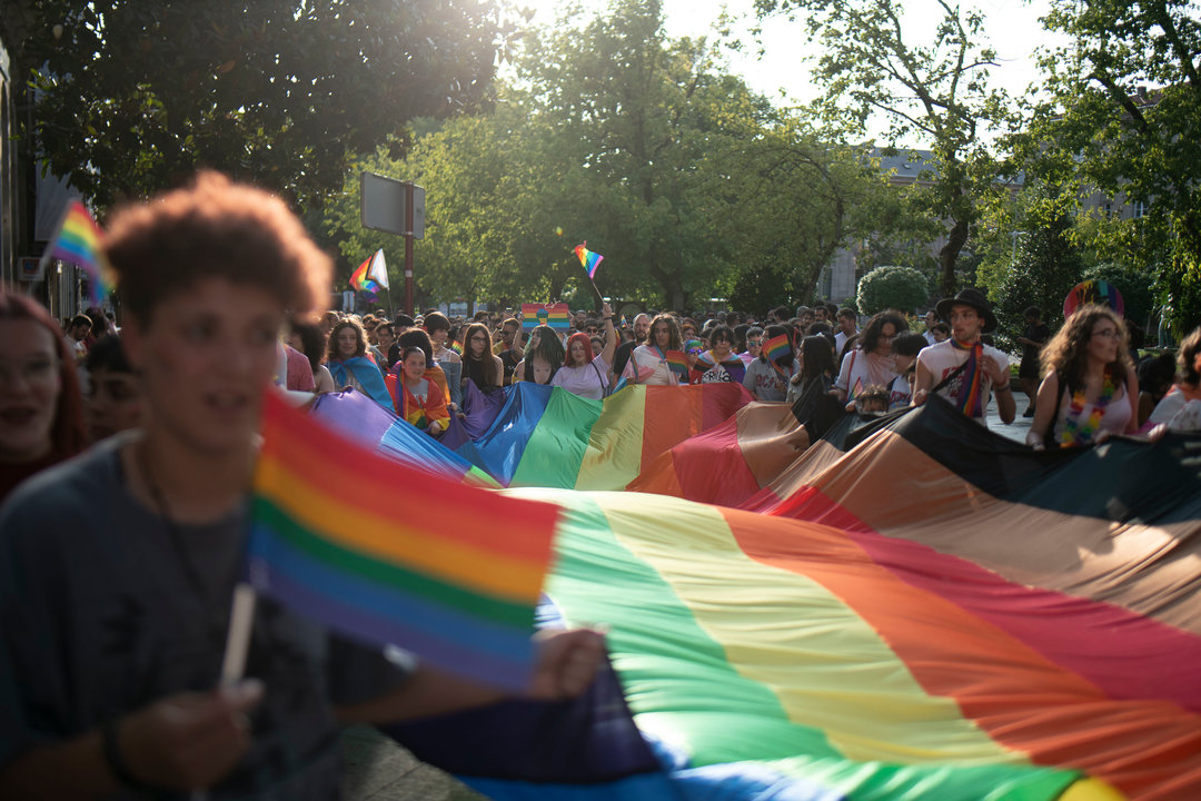 Día do Orgullo LGTBI en Ourense.
Foto: Xesús Fariñas