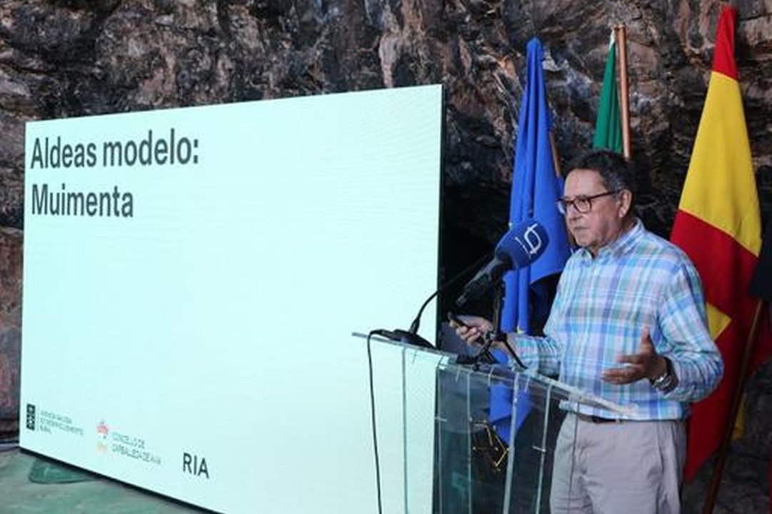 Luis Milia en la presentación del proyecto.