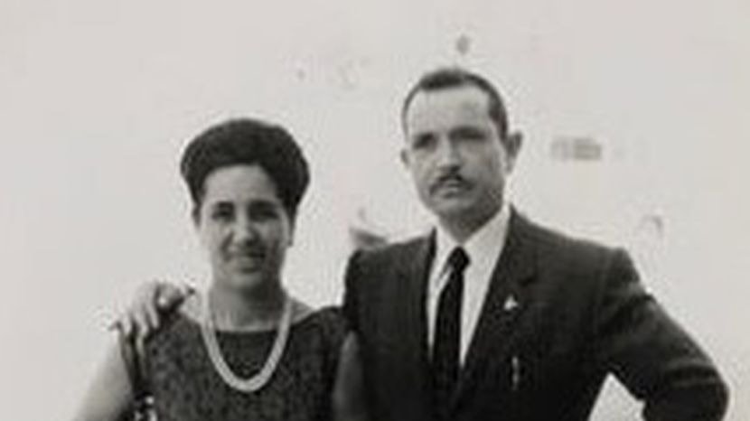 Purificación Álvarez y su esposo Amable Rodríguez.