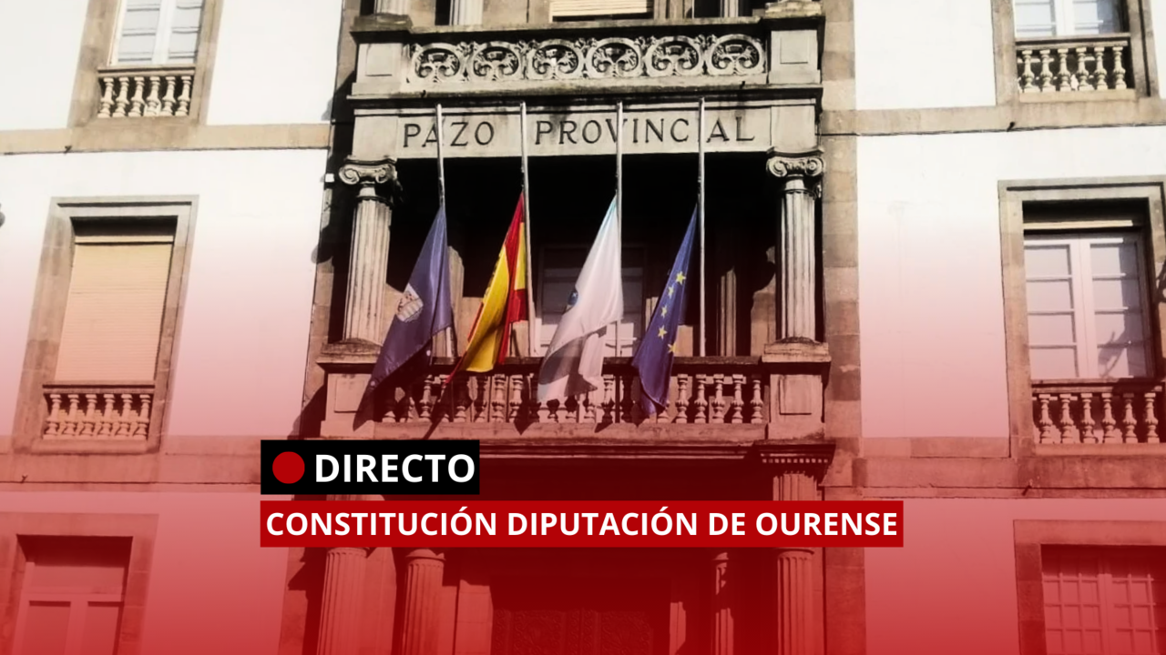 Pleno constitución de la Diputación de Ourense.