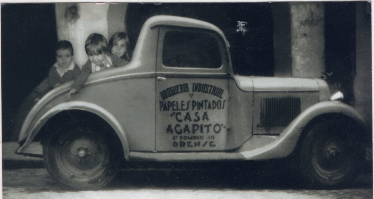 Papel. Archivo familia de Agapito Fernández. Fotógrafo desconocido. Circa 1944.