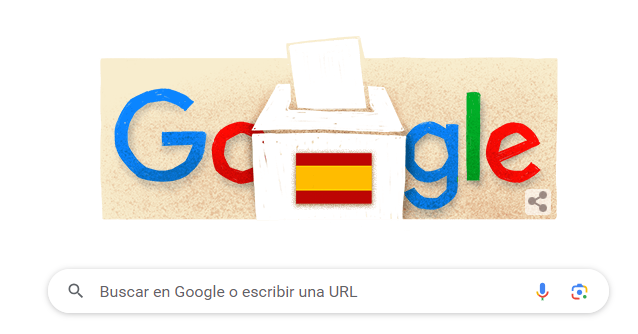 Doodle de Google Elecciones Generales 2023