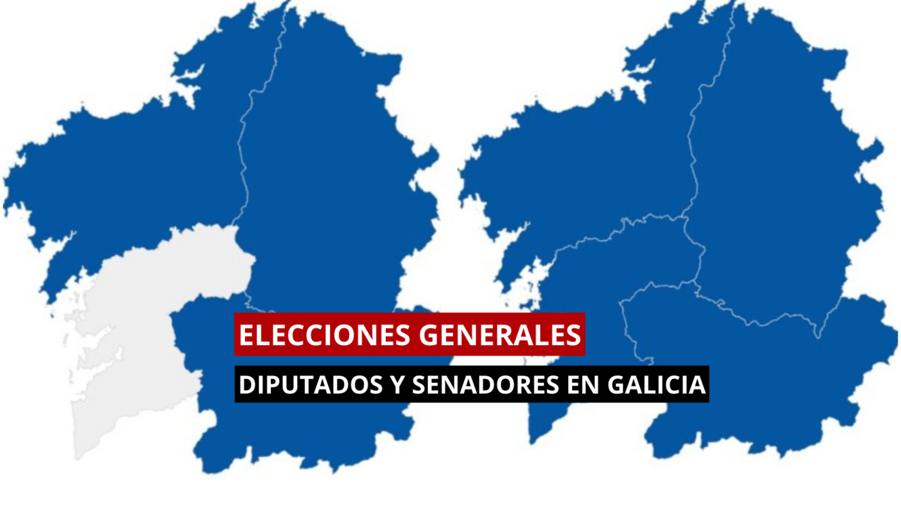 Listado de diputados y senadores en Galicia tras el 23J