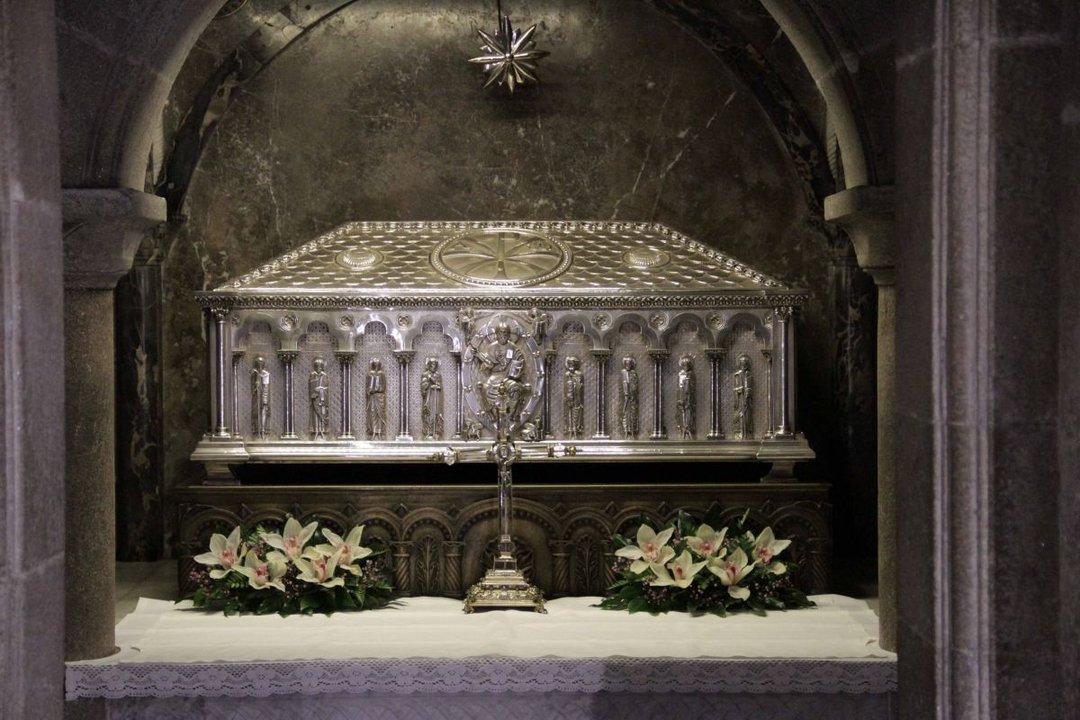 Sartego do Apóstolo Santiago, en Compostela.