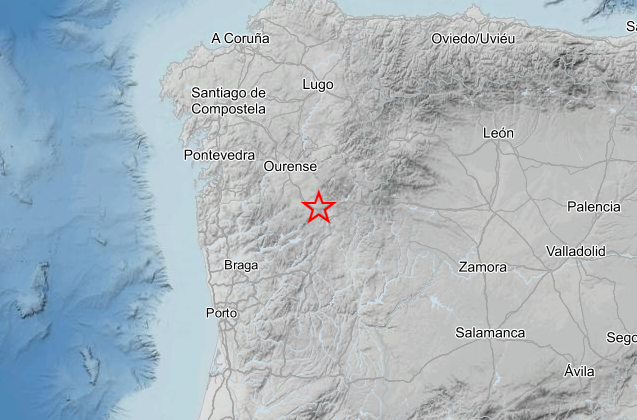 Epicentro del terremoto en Cualedro.