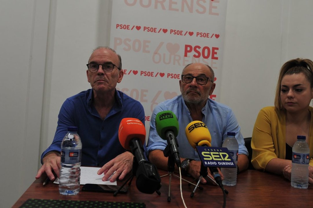 Barquero, Paco Rodríguez y Alba Iglesias, ayer.