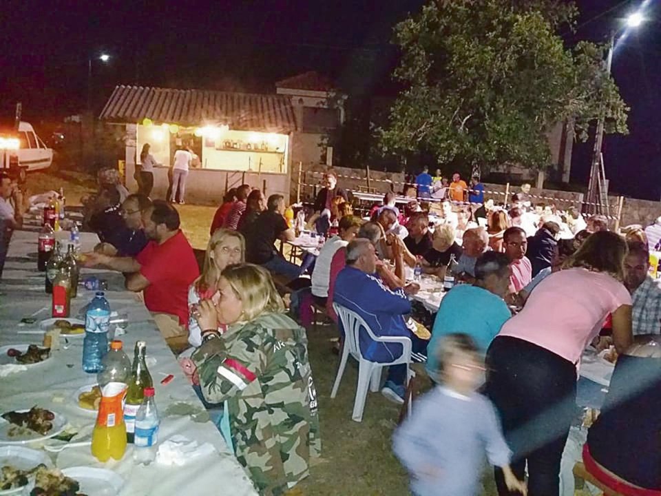 Cena popular en Loureiro (Amoeiro).