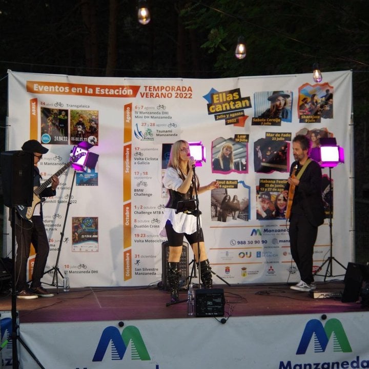 La cantante Law durante su concierto en el ciclo “Ellas cantan”.
