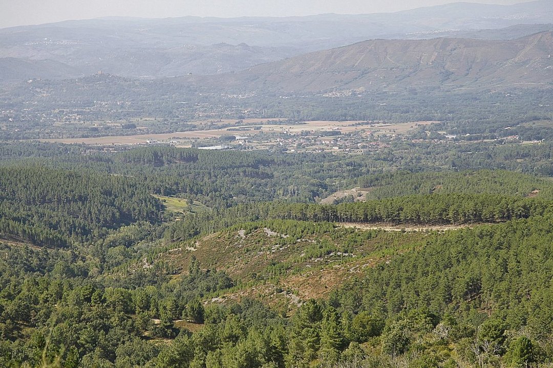 Espectaculares vistas de Castrelo do Val desde un mirador.