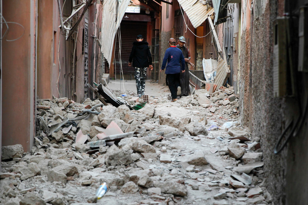 Víctimas del terremoto en Marruecos (EFE)