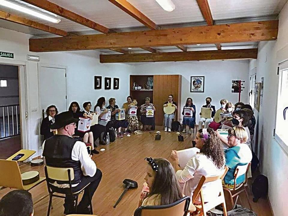 As clases de música tradicional de Candaira, en Castrelo do Val.