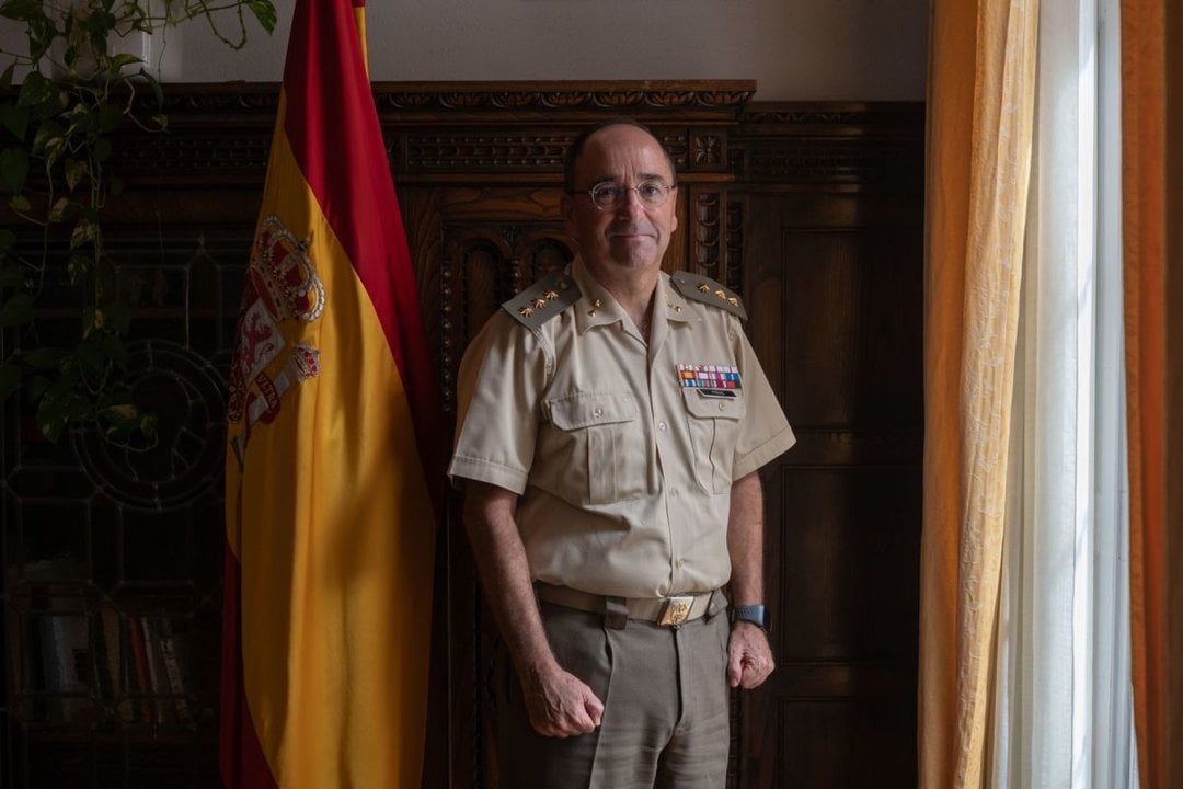 Jesús Peñas-Preckler, subdelegado de Defensa. ÓSCAR PINAL