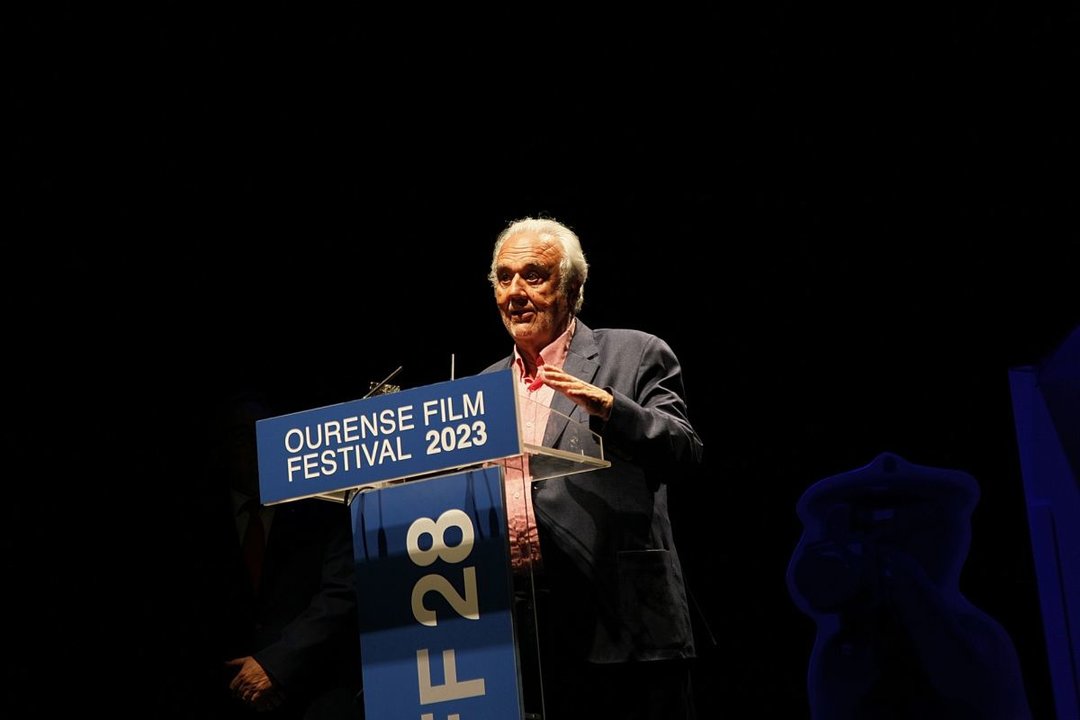 Manuel Gutiérrez Aragón, en la gala de inauguración.