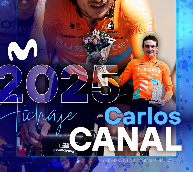 La carta de presentación del Movistar Team del limiano Carlos Canal.