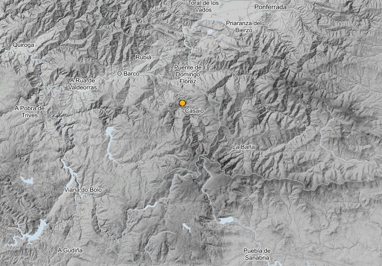 Terremoto en Carballeda de Valdeorras