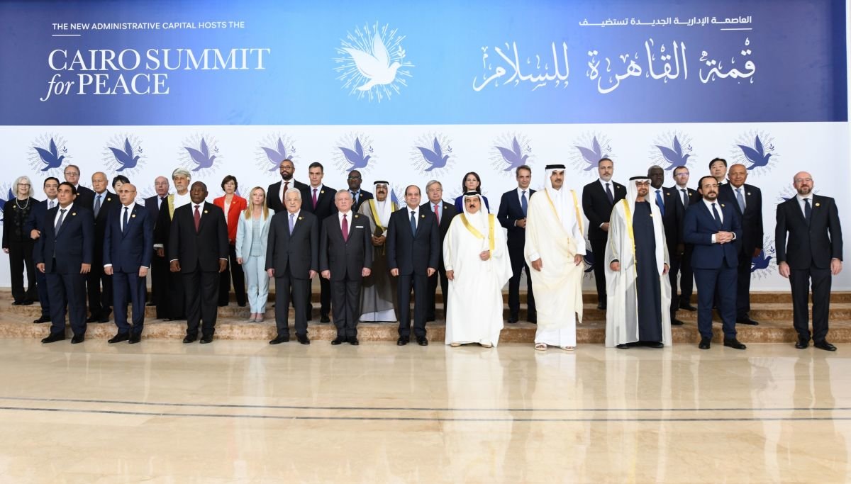 El presidente egipcio Abdel Fattah El Sisi reunió a líderes 31 países y tres organizaciones internacionales en la Nueva Capital Administrativa.