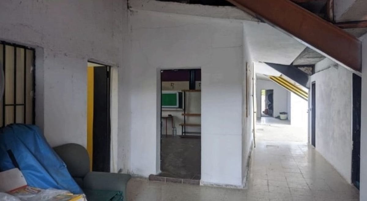 Instalaciones actuales del campo de fútbol municipal de O Agro.