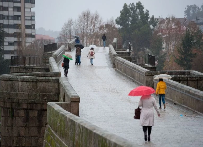 Lluvias en Ourense.